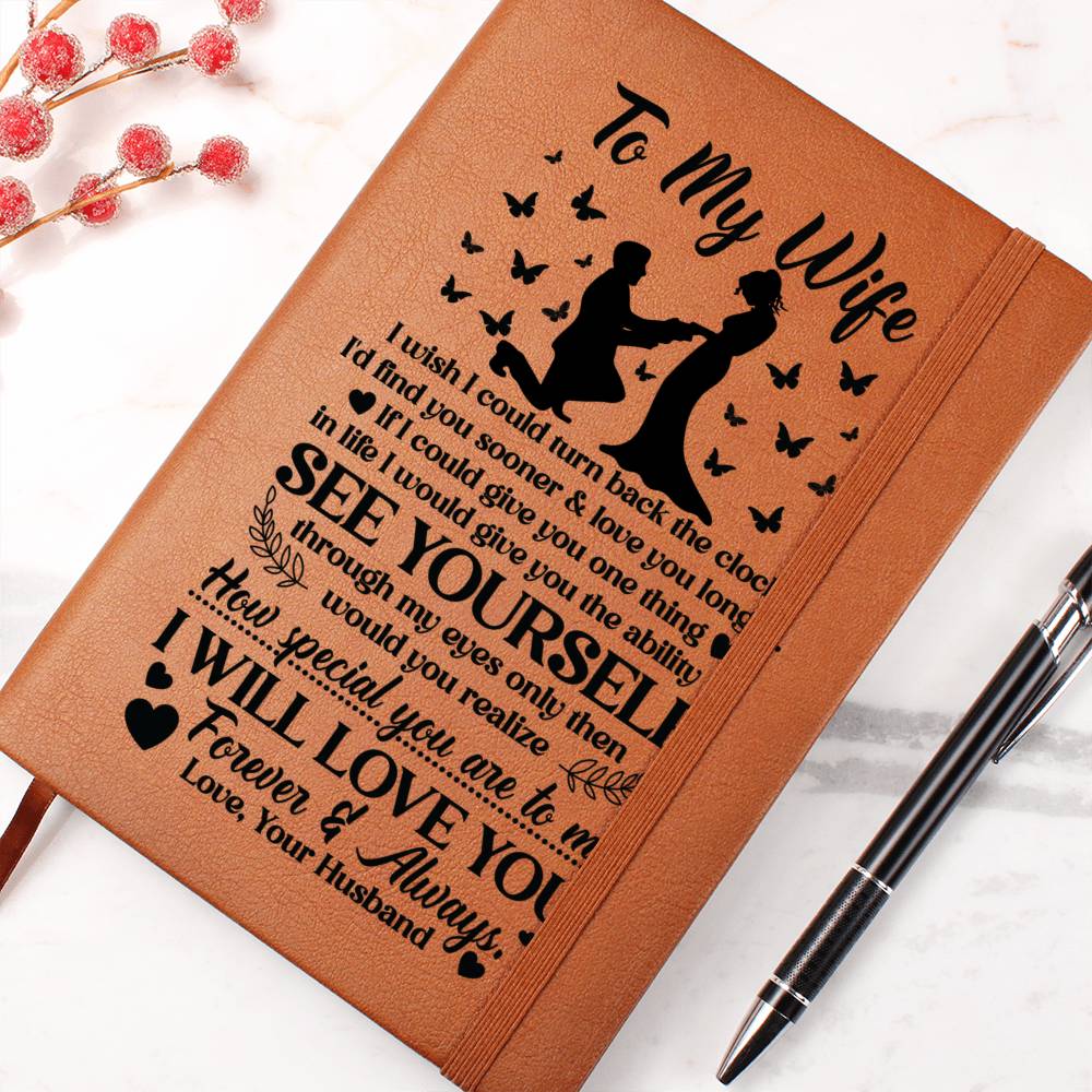 vegan leather journal for personal reminders
