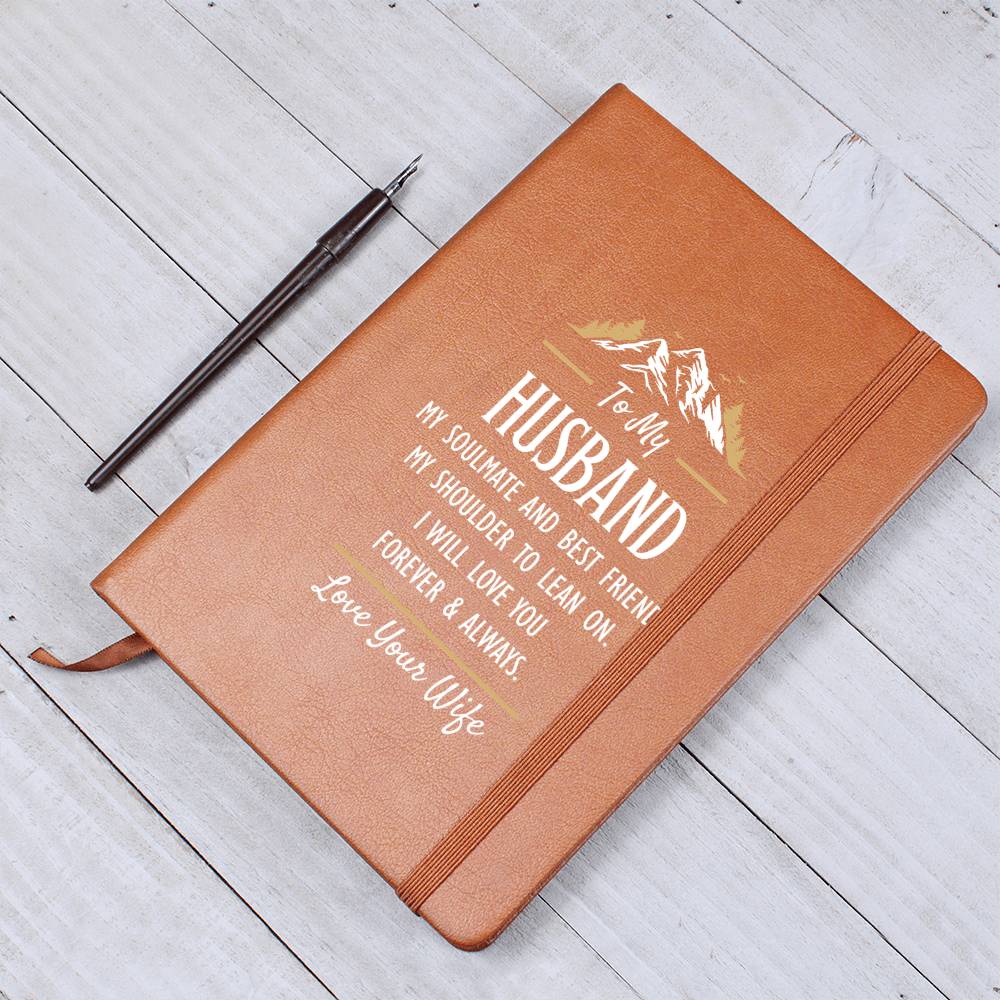 My Soulmate and Best Friend – Leather Journal