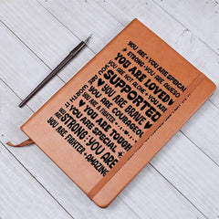 vegan leather journal for writers