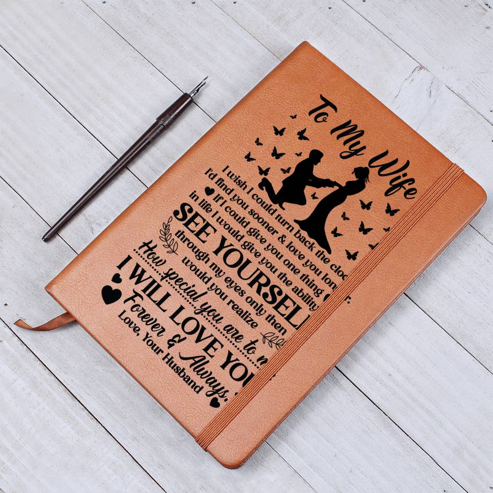 vegan leather journal for personal reminders