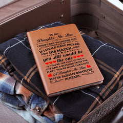 To My Daughter-in-Law Honor  Leather Journal