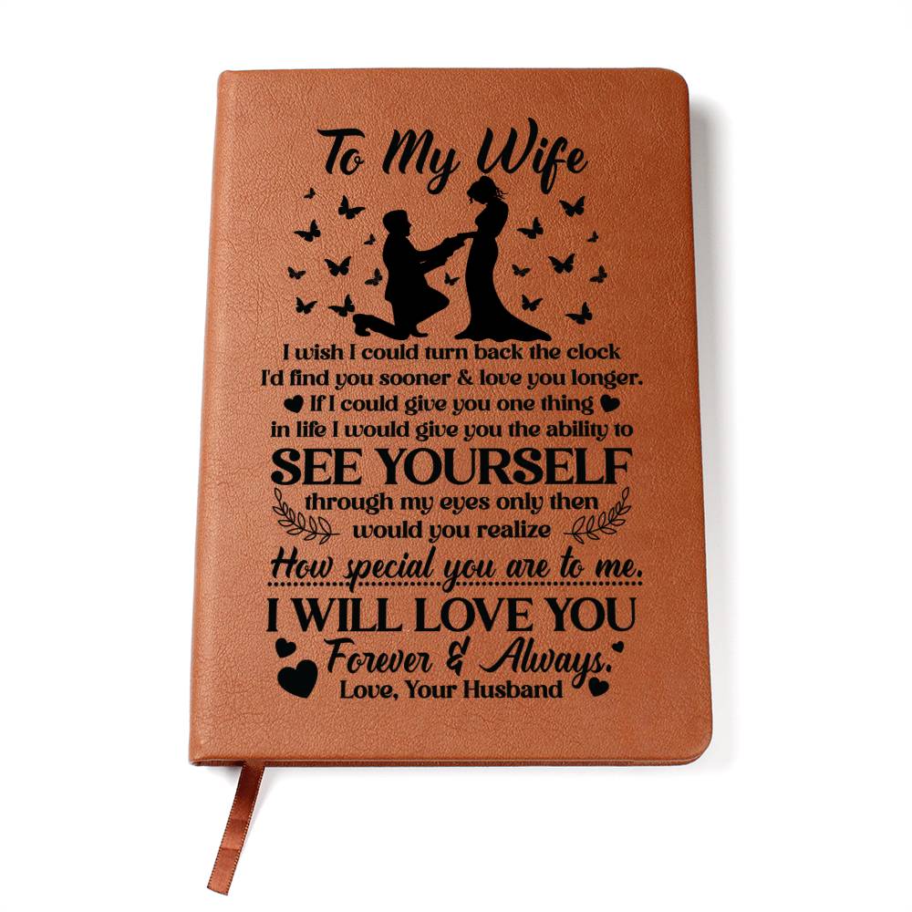 vegan leather journal for personal reminders