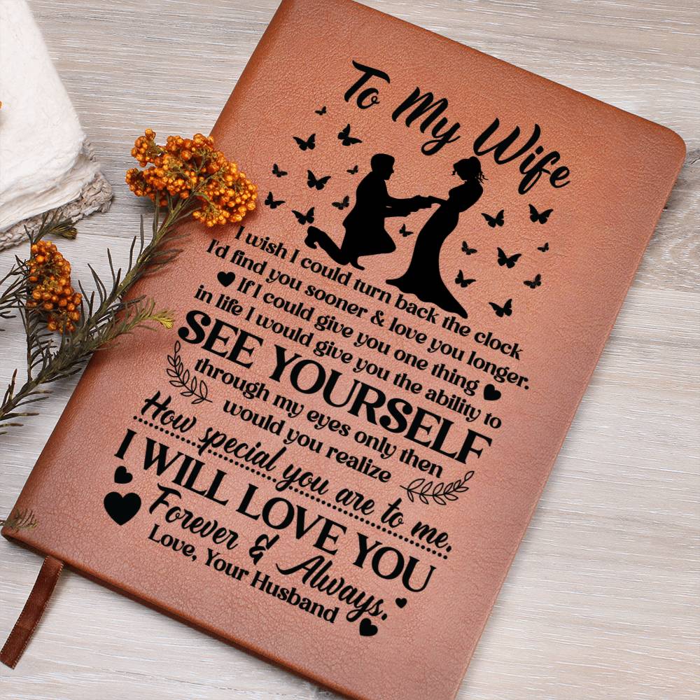 vegan leather journal for personal reminders