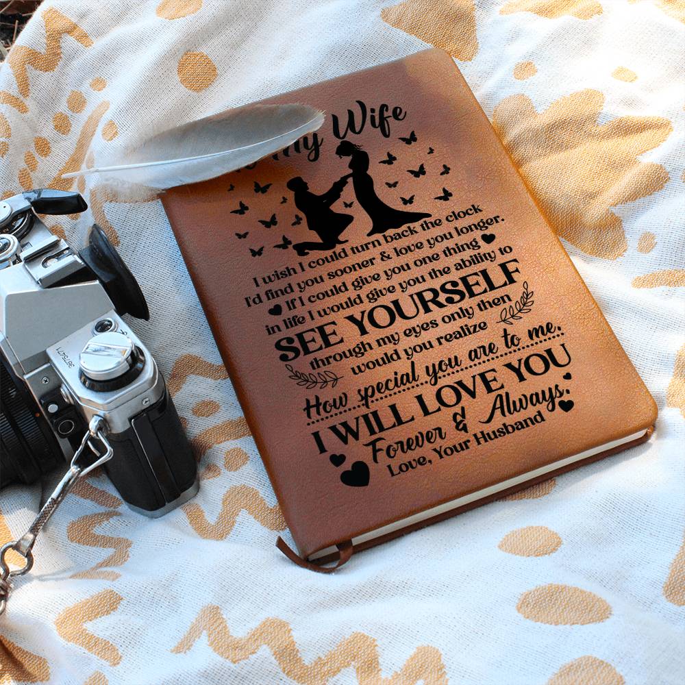 vegan leather journal for personal reminders