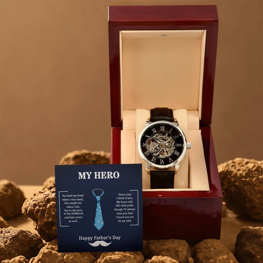 My Hero Dad – Openwork Watch