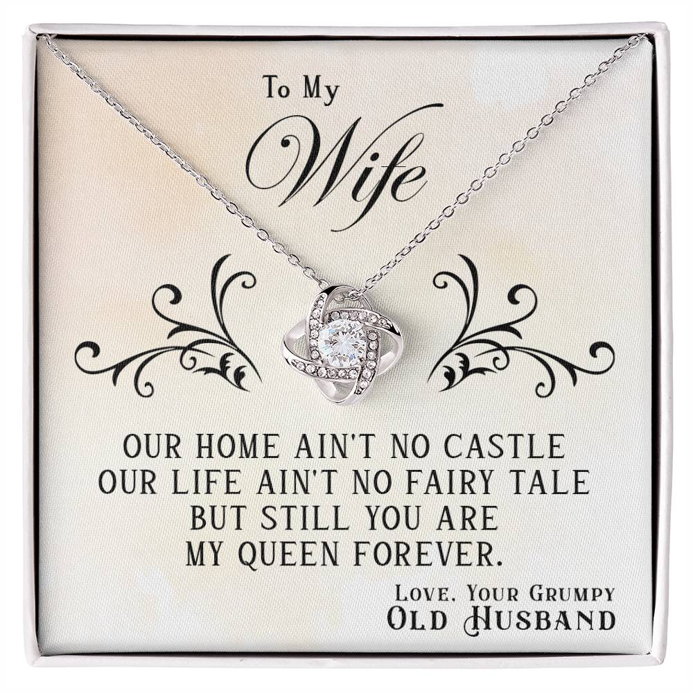 My Queen Forever – Love Knot Necklace