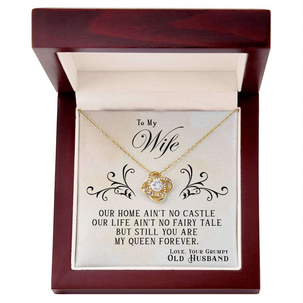 My Queen Forever – Love Knot Necklace