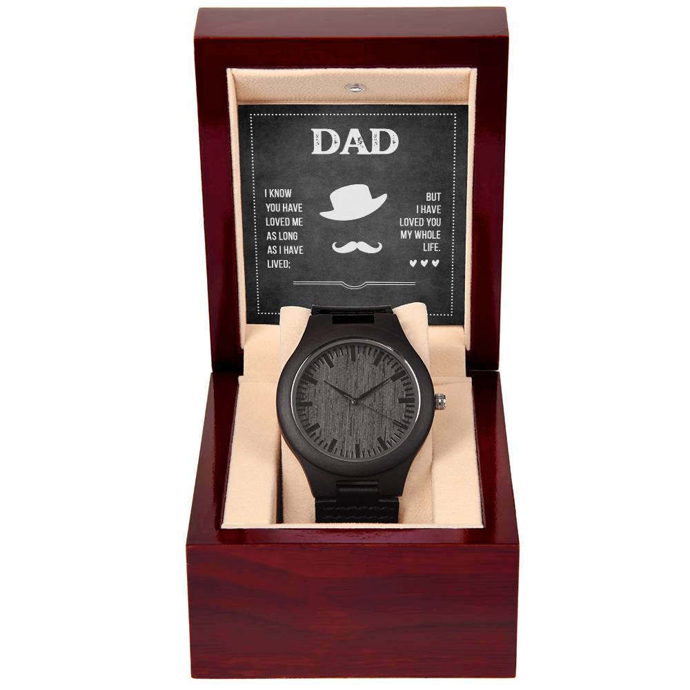 Dad's Love – Wooden Watch