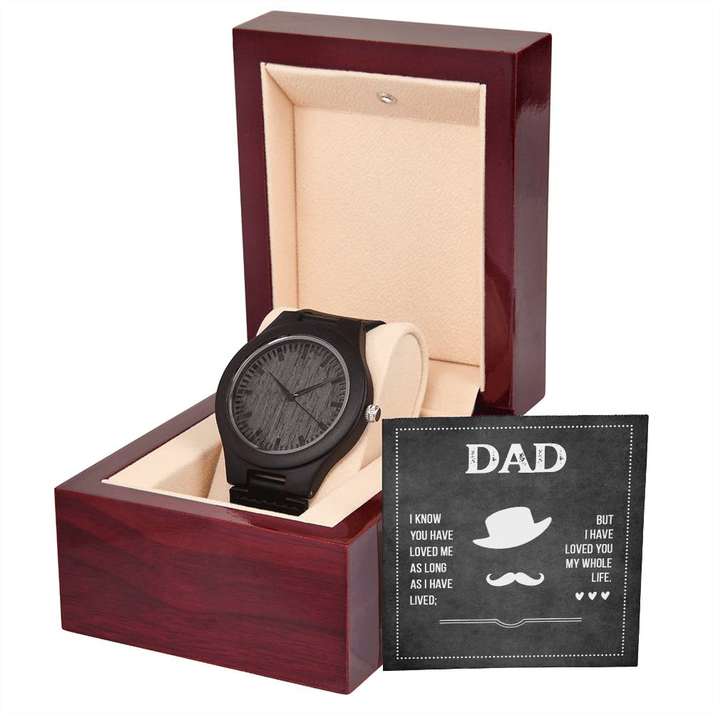 Dad's Love – Wooden Watch