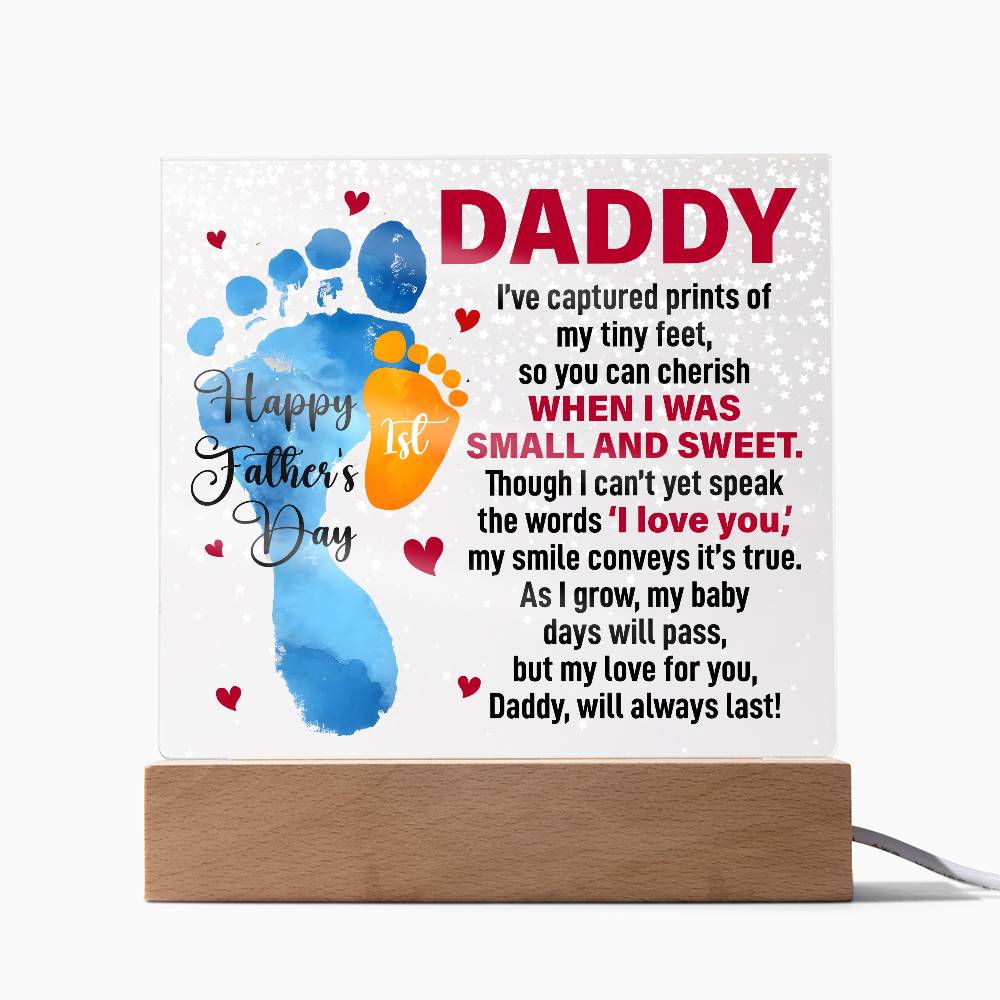 When I Was Small and Sweet – Acrylic Square