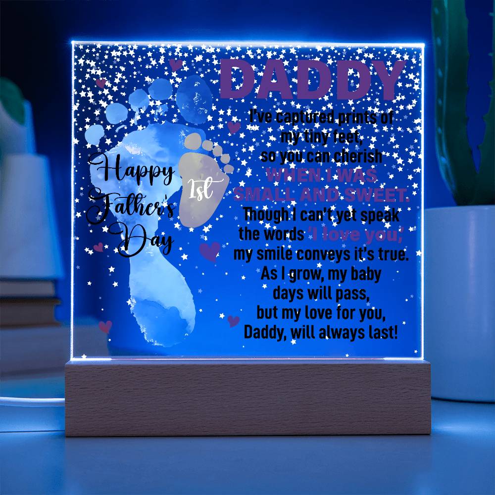 When I Was Small and Sweet – Acrylic Square
