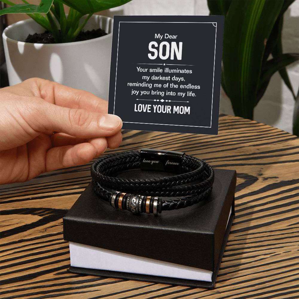 Your Smile – Men's Leather Bracelet