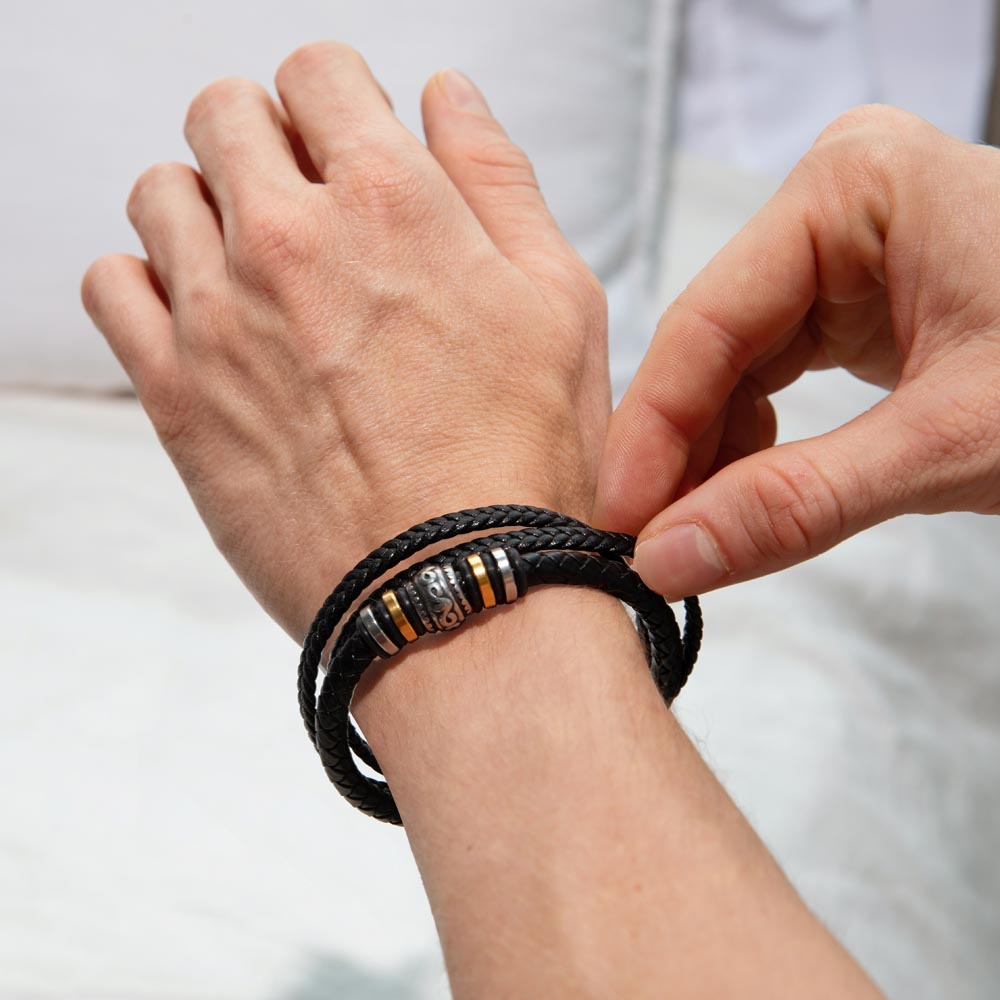 Being Special – Men's Leather Bracelet