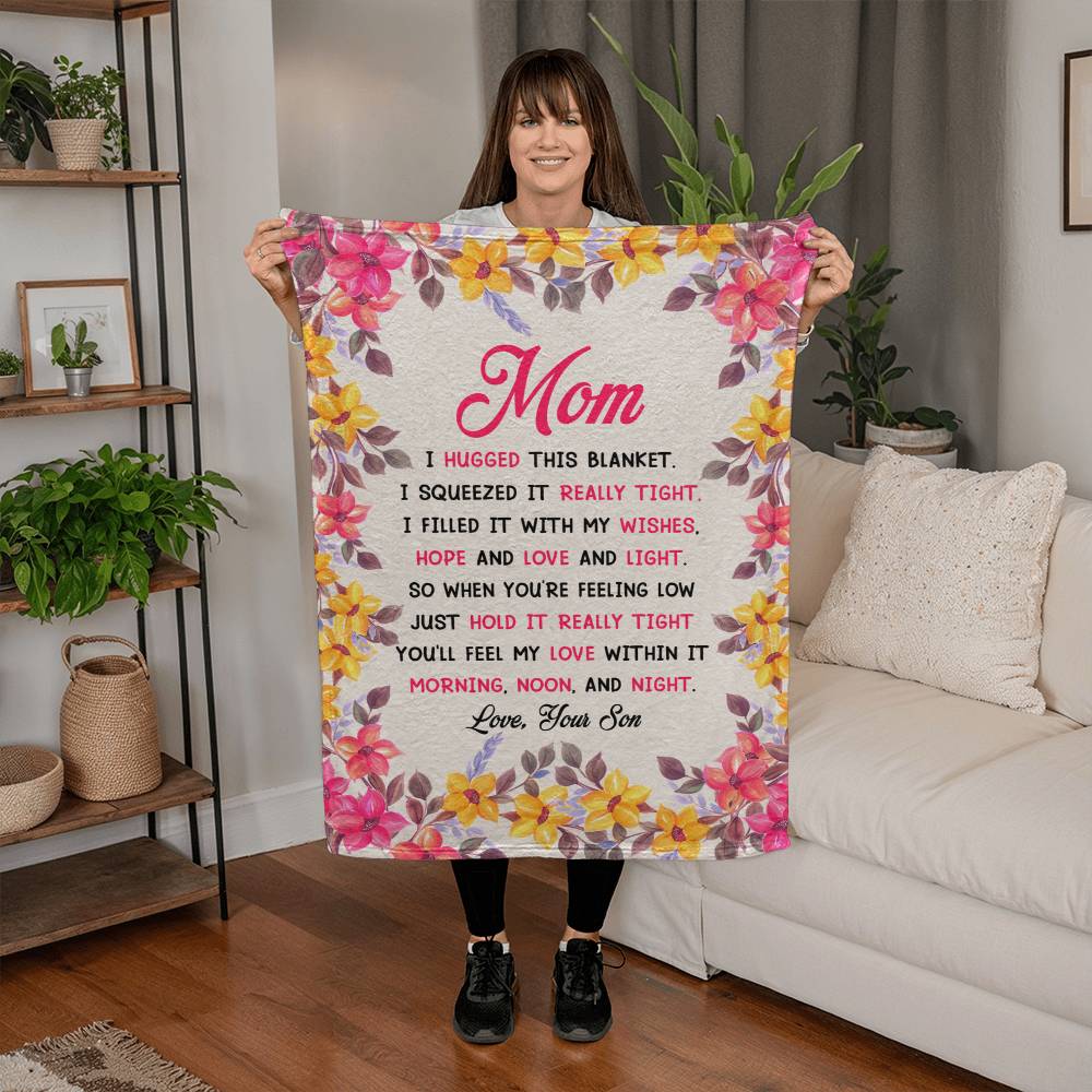 Mom You Will My Love In It  Coral Fleece Blanket