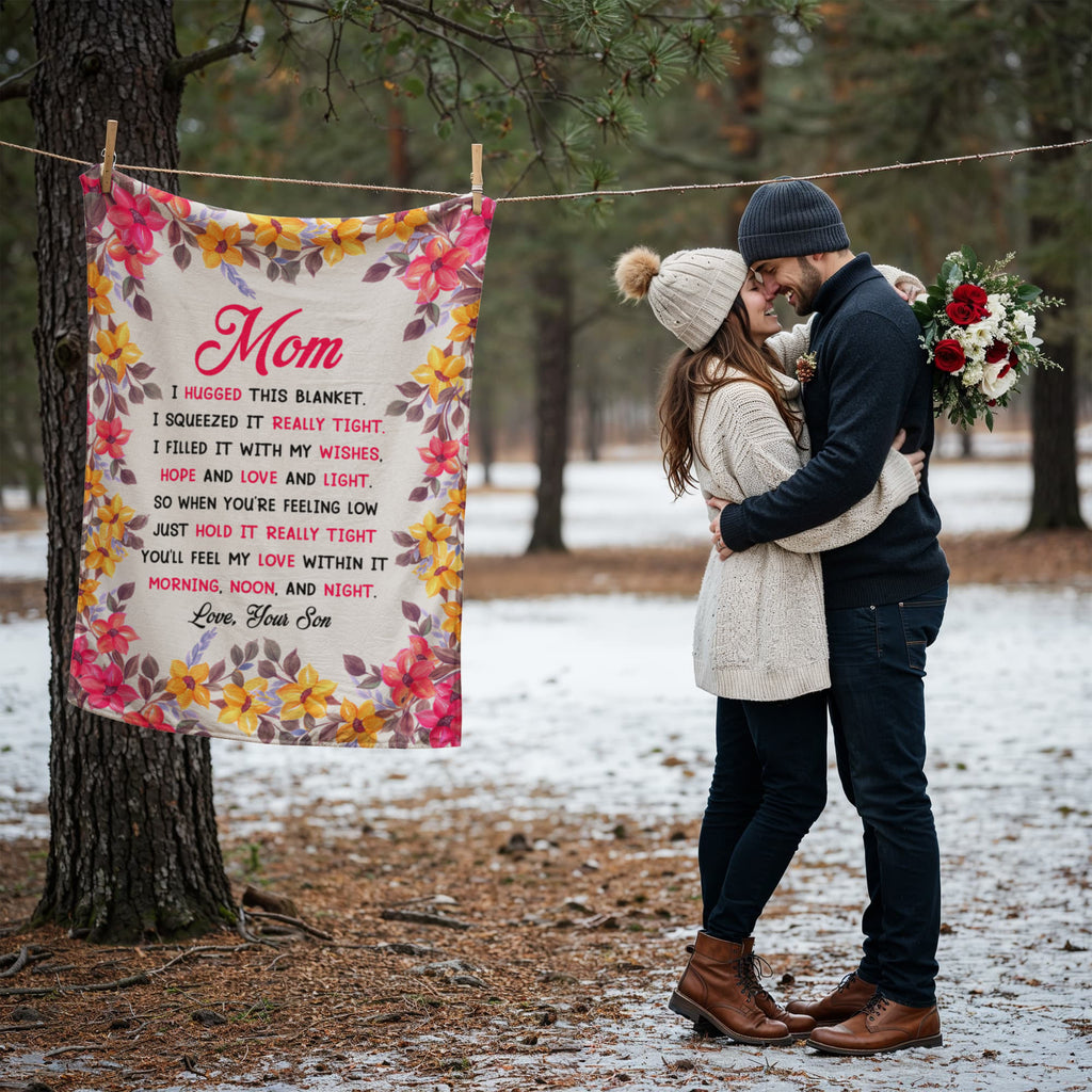 Mom You Will My Love In It  Coral Fleece Blanket