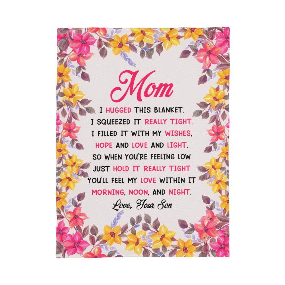 Mom You Will My Love In It  Coral Fleece Blanket