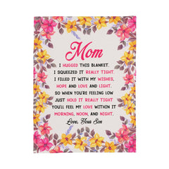 Mom You Will My Love In It  Coral Fleece Blanket