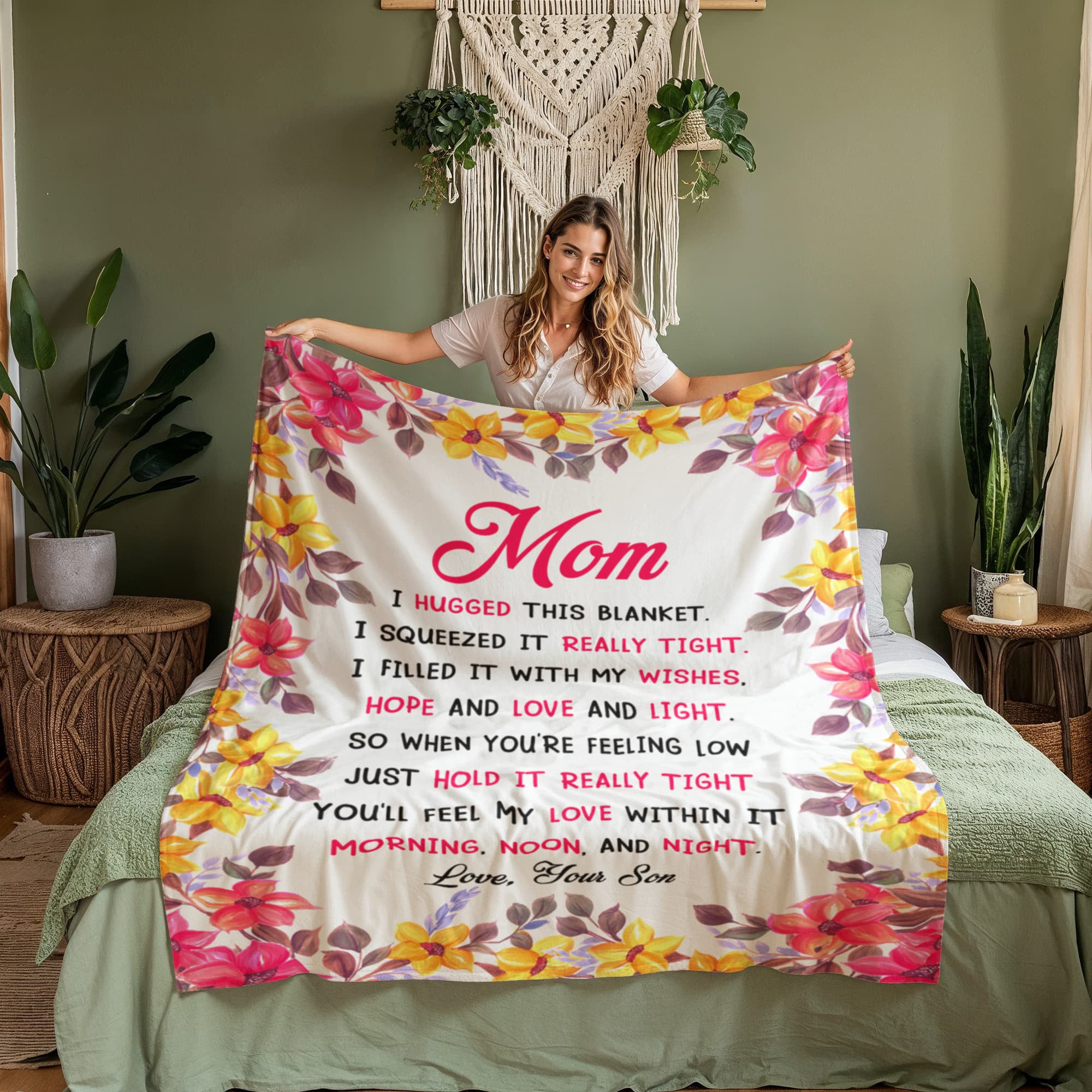 Mom You Will My Love In It  Coral Fleece Blanket