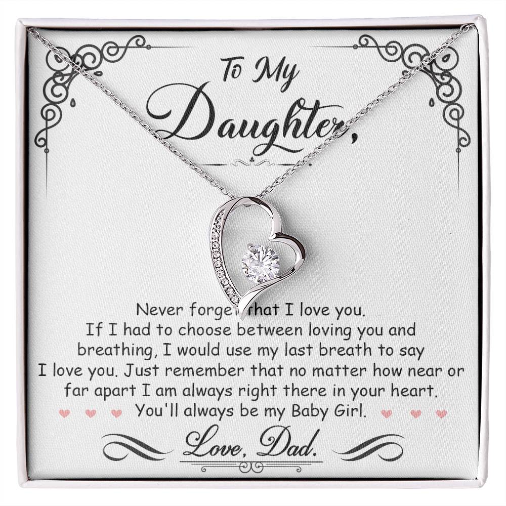My Baby Girl – Forever Love Necklace