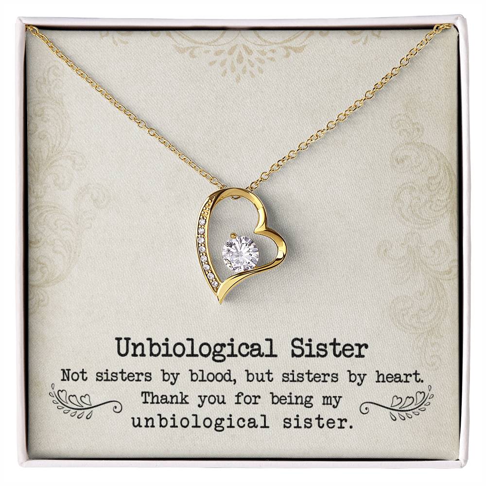 Unbiological Sister – Forever Love Necklace