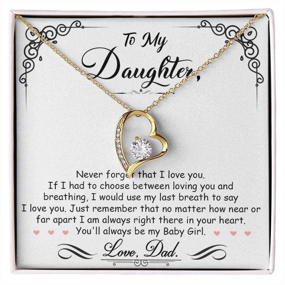 My Baby Girl – Forever Love Necklace