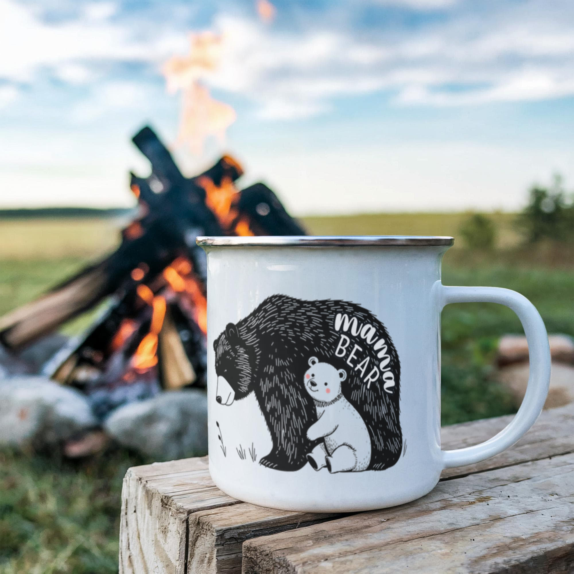 Mama Bear – Camping Mug