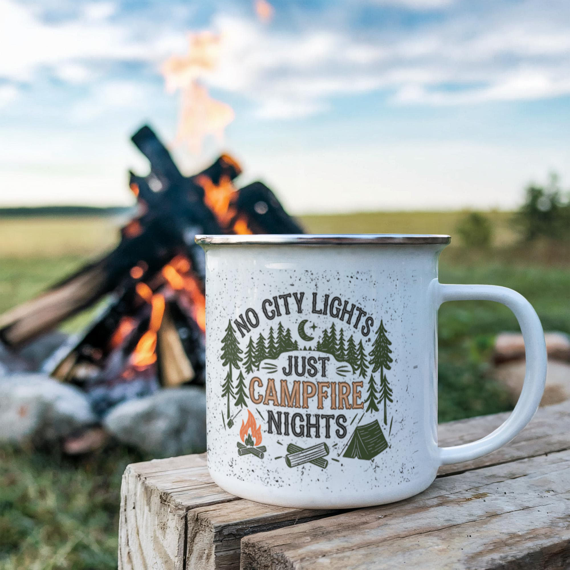 No City Lights – Camping Mug