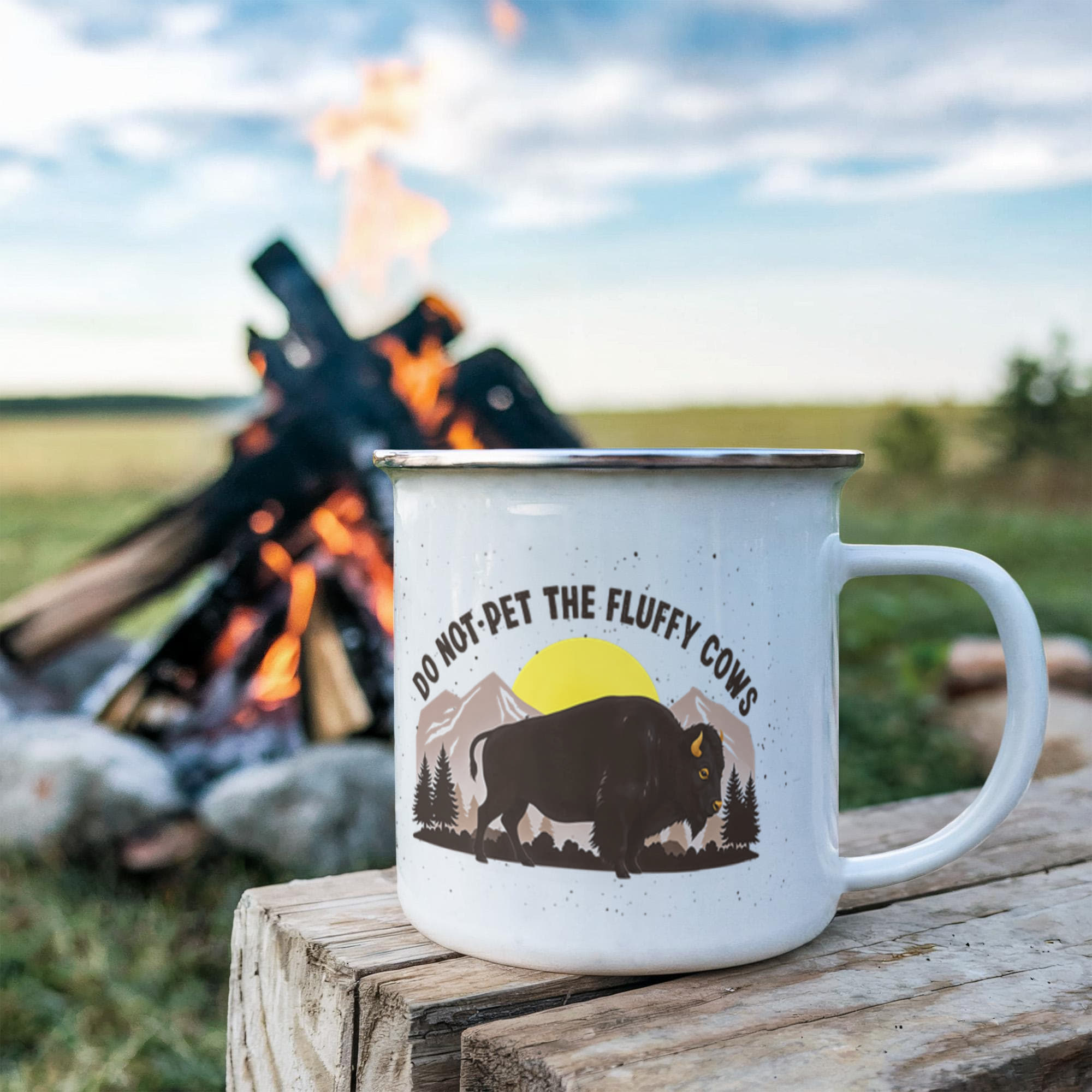 Fluffy Cows – Camping Mug