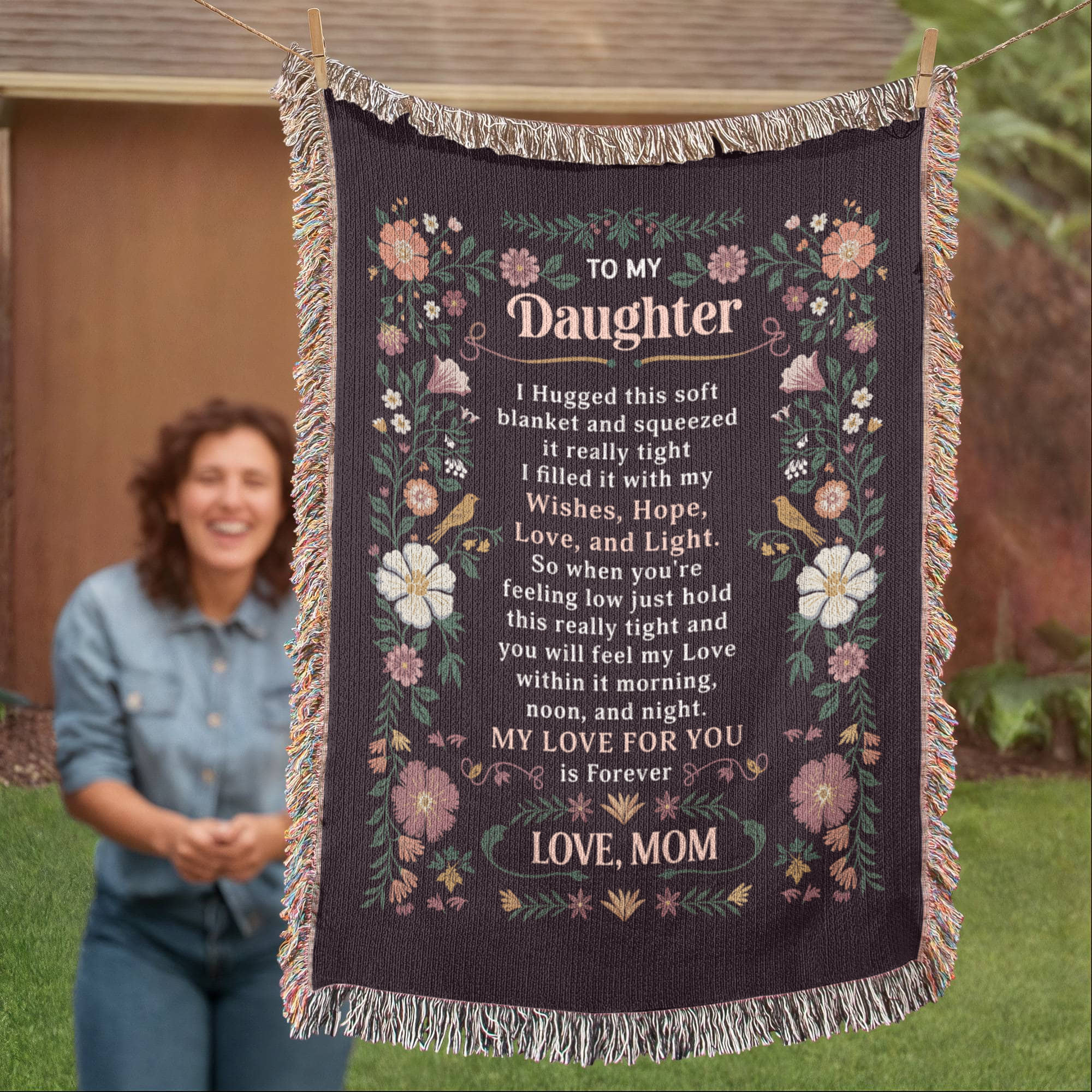 To My Daughter – Heirloom Blanket