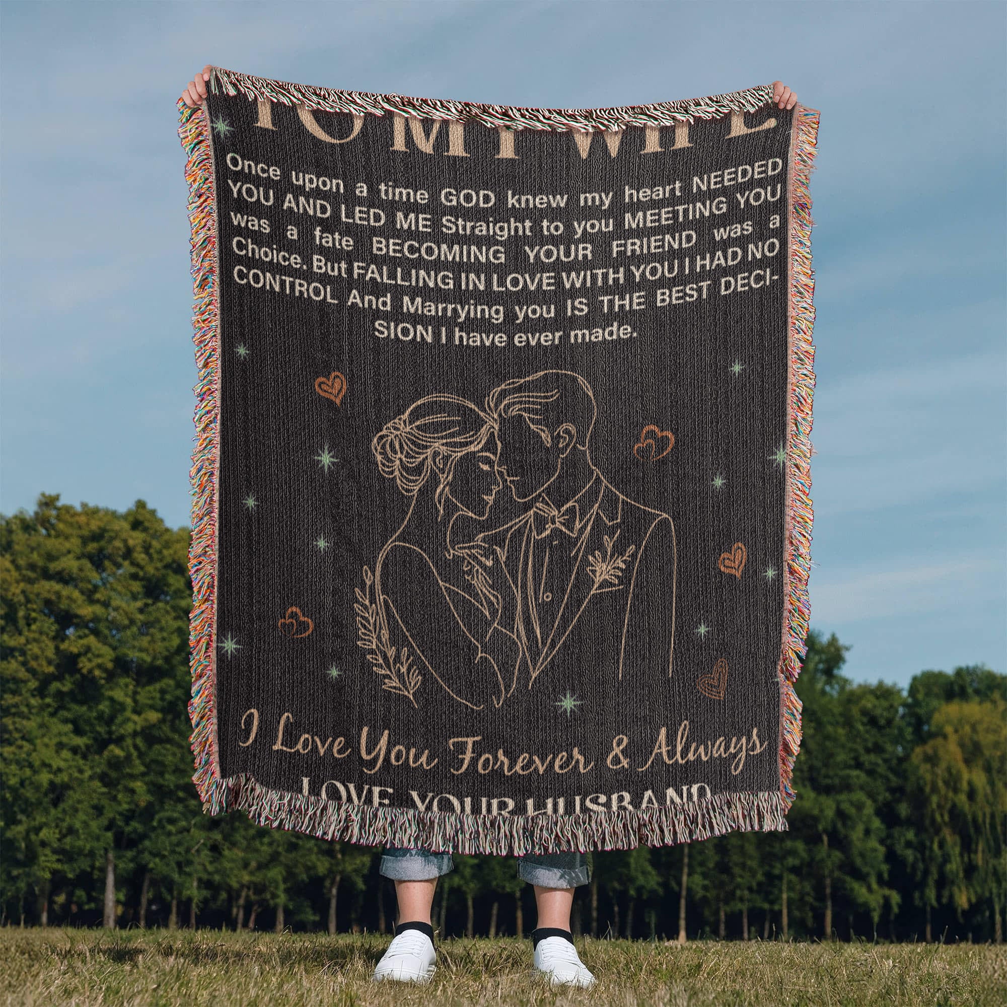 To My Wife Heirloom Blanket 