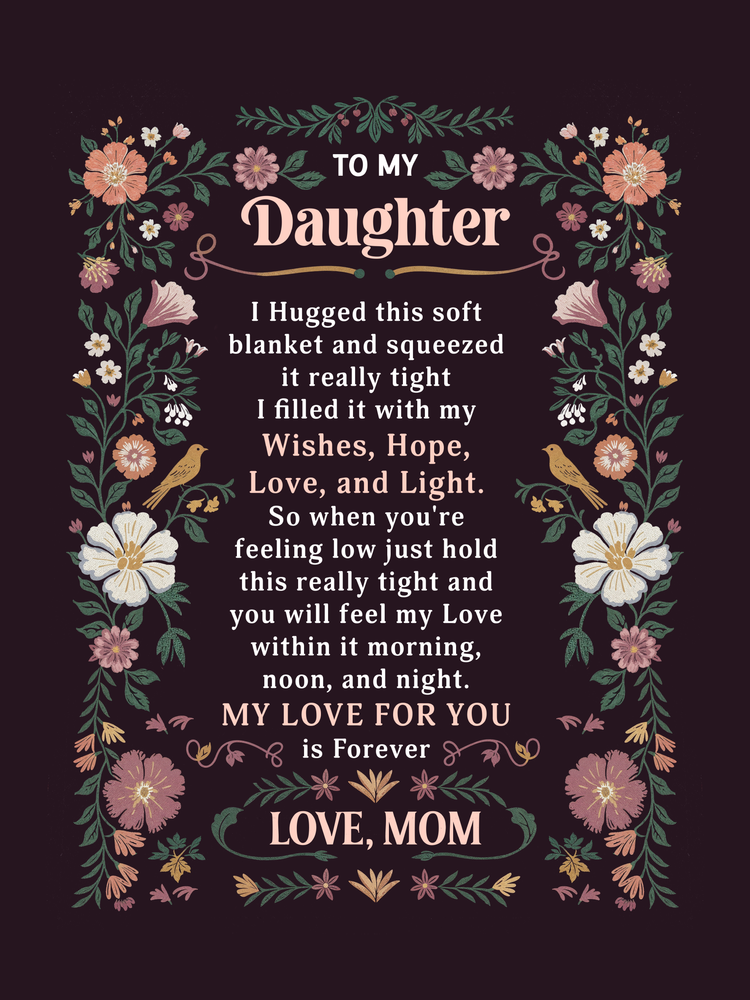 To My Daughter – Heirloom Blanket