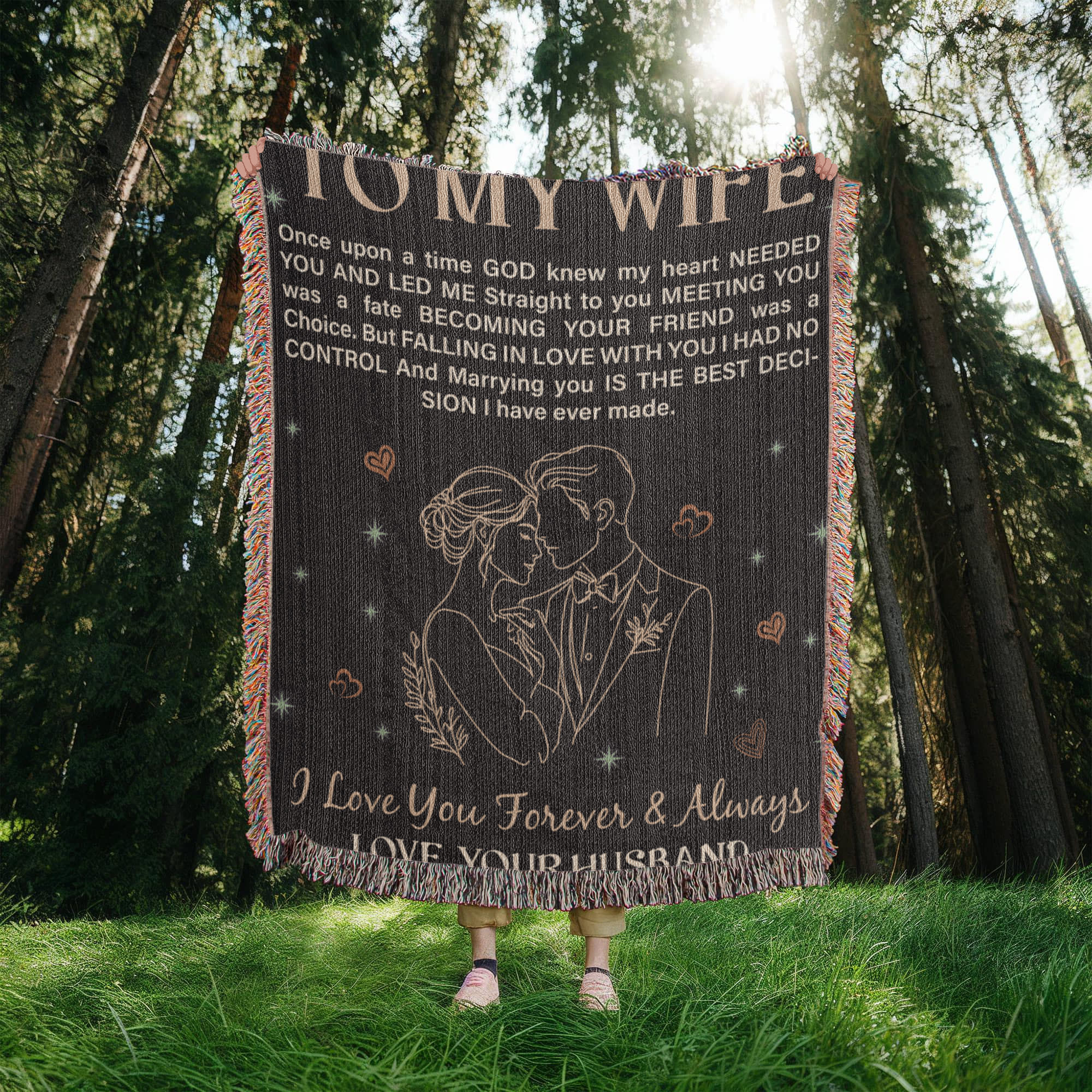 To My Wife Heirloom Blanket 
