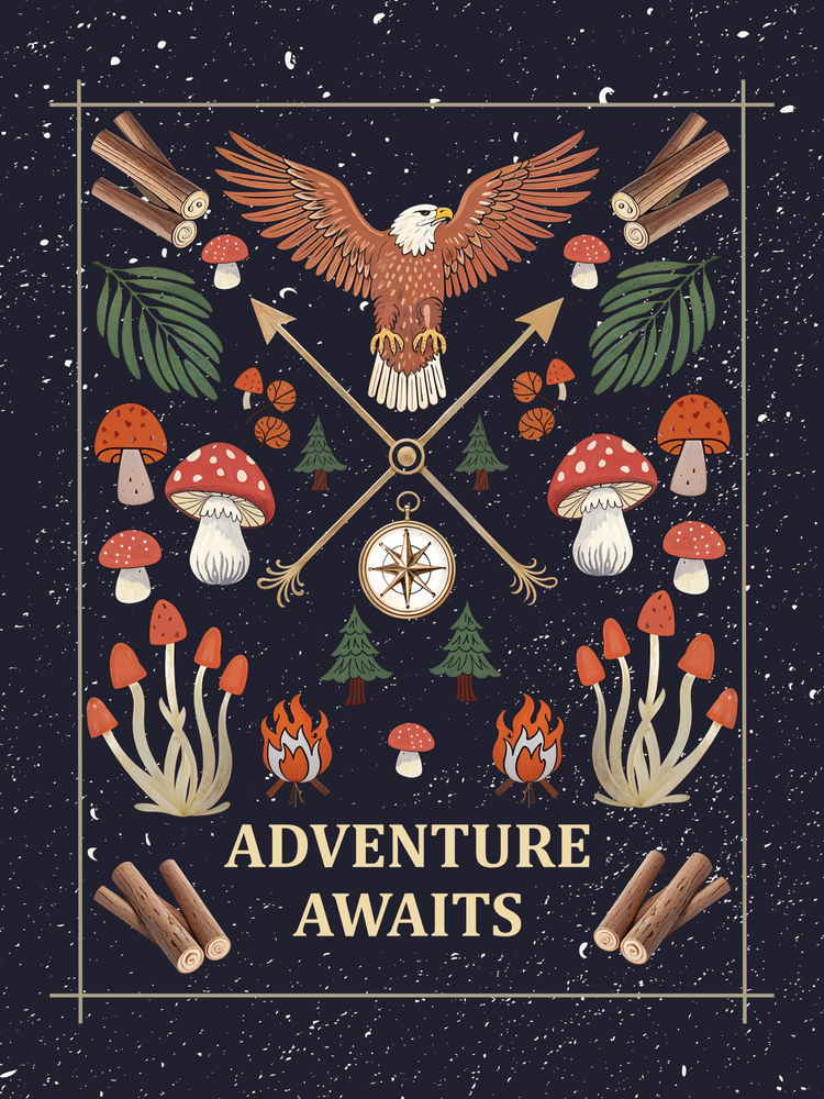 Adventure Awaits Woven Blanket