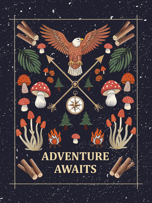 Adventure Awaits Woven Blanket