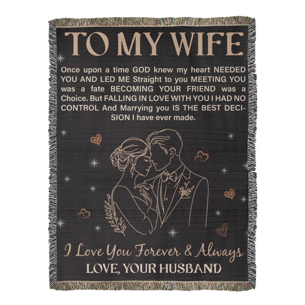 To My Wife Heirloom Blanket 